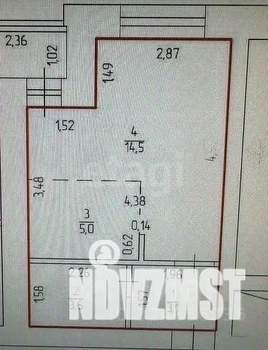 Студия квартира, вторичка, 26м2, 14/16 этаж