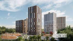 2-к квартира, строящийся дом, 54м2, 16/21 этаж