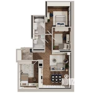 3-к квартира, вторичка, 93м2, 22/23 этаж