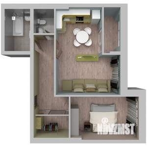 2-к квартира, вторичка, 60м2, 4/9 этаж