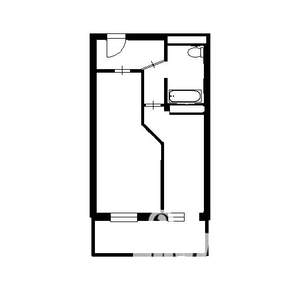 1-к квартира, вторичка, 34м2, 2/18 этаж
