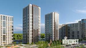 1-к квартира, строящийся дом, 32м2, 4/25 этаж