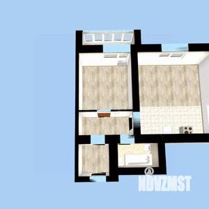 2-к квартира, вторичка, 55м2, 7/21 этаж
