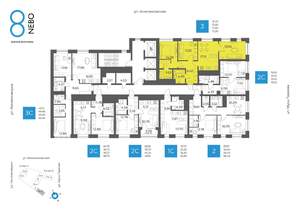 3-к квартира, вторичка, 74м2, 3/20 этаж