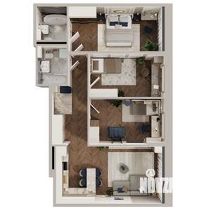 3-к квартира, вторичка, 84м2, 2/5 этаж