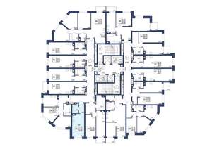 Студия квартира, строящийся дом, 25м2, 2/34 этаж