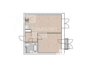 2-к квартира, строящийся дом, 43м2, 4/32 этаж
