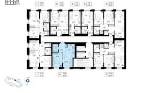 2-к квартира, вторичка, 47м2, 2/13 этаж