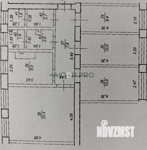 3-к квартира, вторичка, 76м2, 1/2 этаж