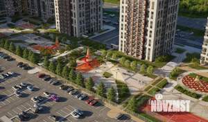 3-к квартира, строящийся дом, 77м2, 1/25 этаж