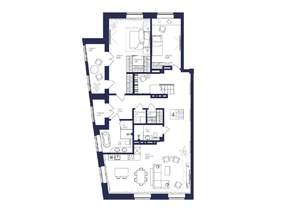 4-к квартира, строящийся дом, 183м2, 8/9 этаж