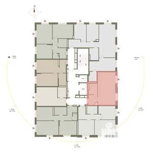 1-к квартира, вторичка, 39м2, 5/10 этаж
