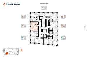 2-к квартира, вторичка, 34м2, 22/23 этаж