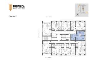 2-к квартира, вторичка, 50м2, 17/32 этаж