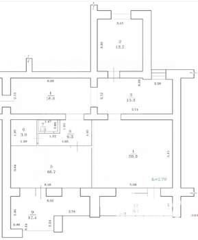 3-к квартира, вторичка, 107м2, 9/15 этаж