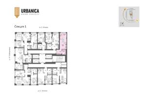 1-к квартира, вторичка, 32м2, 22/32 этаж