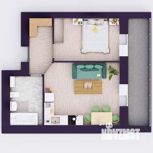 2-к квартира, вторичка, 41м2, 17/20 этаж