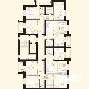 2-к квартира, вторичка, 67м2, 8/10 этаж