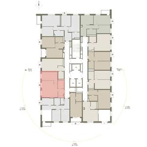 1-к квартира, вторичка, 49м2, 11/25 этаж