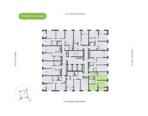 2-к квартира, вторичка, 52м2, 10/24 этаж