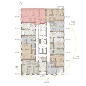 3-к квартира, вторичка, 81м2, 4/25 этаж