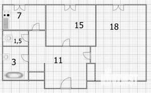 2-к квартира, вторичка, 56м2, 2/5 этаж