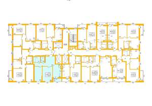 2-к квартира, строящийся дом, 57м2, 8/27 этаж