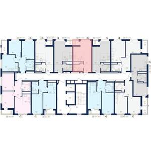 1-к квартира, вторичка, 24м2, 11/22 этаж