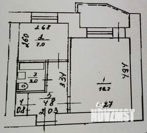1-к квартира, вторичка, 32м2, 9/10 этаж