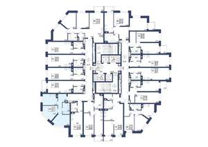 2-к квартира, вторичка, 44м2, 33/34 этаж