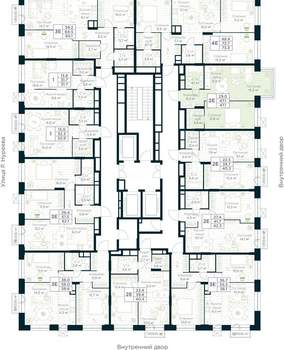 1-к квартира, вторичка, 47м2, 27/30 этаж