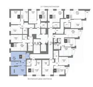 2-к квартира, сданный дом, 43м2, 17/20 этаж