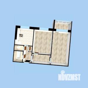 2-к квартира, вторичка, 50м2, 5/10 этаж