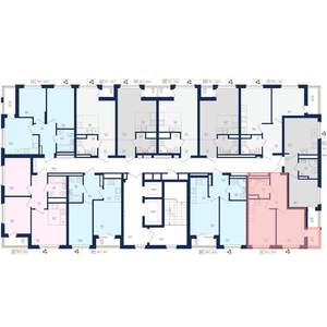 1-к квартира, вторичка, 33м2, 7/22 этаж