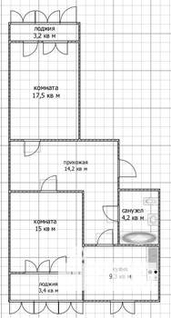 2-к квартира, вторичка, 62м2, 2/14 этаж