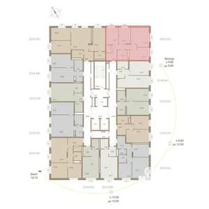 3-к квартира, вторичка, 65м2, 11/20 этаж