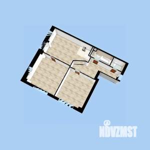 2-к квартира, вторичка, 66м2, 12/13 этаж