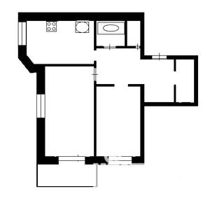 2-к квартира, вторичка, 54м2, 3/8 этаж