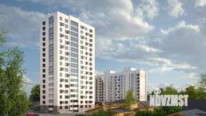 2-к квартира, строящийся дом, 49м2, 4/17 этаж