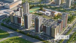 1-к квартира, строящийся дом, 39м2, 10/25 этаж