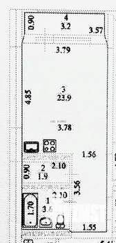 Студия квартира, вторичка, 29м2, 16/25 этаж