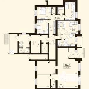 2-к квартира, вторичка, 69м2, 1/10 этаж