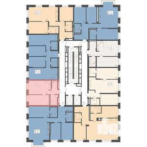 1-к квартира, вторичка, 47м2, 16/18 этаж