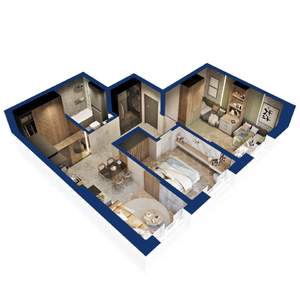 2-к квартира, вторичка, 63м2, 3/25 этаж