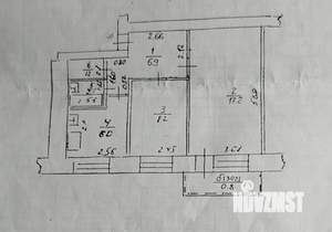 2-к квартира, вторичка, 43м2, 2/5 этаж