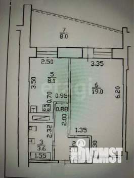 1-к квартира, вторичка, 40м2, 11/14 этаж