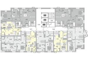 3-к квартира, строящийся дом, 77м2, 4/24 этаж