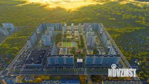 2-к квартира, строящийся дом, 48м2, 20/27 этаж