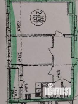 2-к квартира, вторичка, 57м2, 4/10 этаж