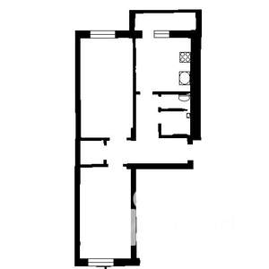 2-к квартира, вторичка, 62м2, 2/18 этаж